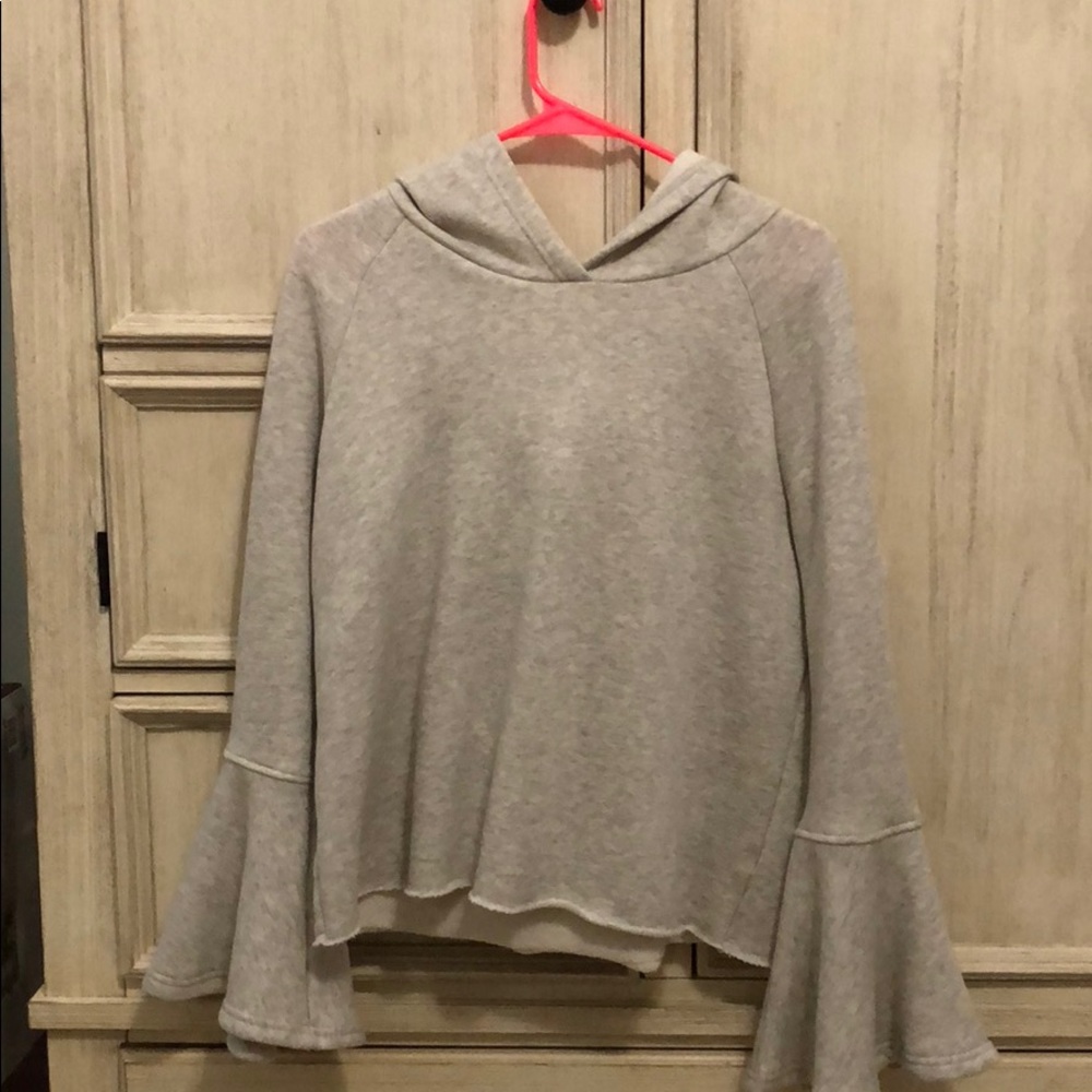 Melrose and Market heather grey bell sweater